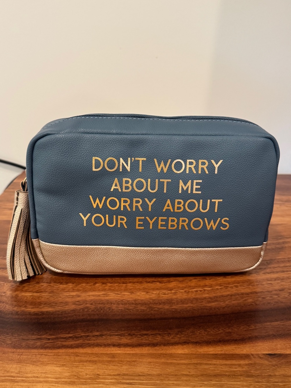 Makeup / Cosmetic Bag | Worry About Your Eyebrows